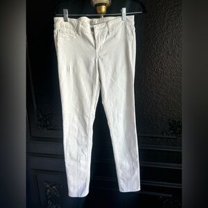 Hollister White Super Skinny Jeans W26 L31 (Size 3R) Low Rise Denim